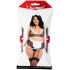 Dreamgirl Maid For You Mesh Dienstmädchen Kostüm Plus Size