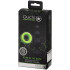 Ouch! Glow in the Dark Butt Plug mit Perlendesign und Penisring