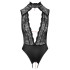 Abierta Fina Schwarzer Neckholder Body