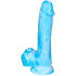 baseks Glow in the Dark Blue Sky Dildo 20,5 cm