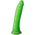Realrock Glow in the Dark Slim Dildo mit Saugnapf 18 cm
