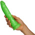 Realrock Glow in the Dark Slim Dildo mit Saugnapf 18 cm