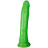Realrock Glow in the Dark Slim Dildo mit Saugnapf 20 cm