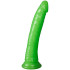 Realrock Glow in the Dark Slim Dildo mit Saugnapf 20 cm