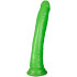Realrock Glow in the Dark Slim Dildo mit Saugnapf 23 cm
