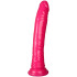 Realrock Glow in the Dark Slim Dildo mit Saugnapf 23 cm