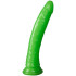 Realrock Glow in the Dark Slim Dildo mit Saugnapf 23 cm