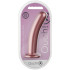 Ouch! Smooth G-Punkt Dildo aus Silikon 17 cm