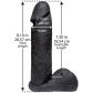 Vac-U-Lock CodeBlack Realistischer Penis 20 cm