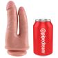 King Cock Double Penetrator Doppeldildo 21 cm mit Saugnapf