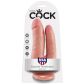 King Cock Double Penetrator Doppeldildo 21 cm mit Saugnapf