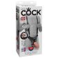 King Cock Hollow Strap-On-Set 25 cm