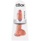 King Cock Realistischer Dildo mit Hoden 25,4 cm mit Saugnapf