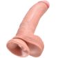 King Cock Realistischer Dildo mit Hoden 23 cm mit Saugnapf