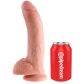 King Cock Realistischer Dildo mit Hoden 23 cm mit Saugnapf