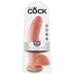 King Cock Realistischer Dildo mit Hoden 23 cm mit Saugnapf