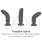 King Cock Realistischer Dildo Vibrator mit Hoden 25 cm