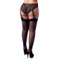 Cottelli Mesh Panty mit Strapsgürtel Plus Size