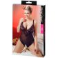 Cottelli Ouvert Bodystocking mit Spitze Plus Size