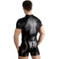 Svenjoyment Wetlook Playsuit mit Reißverschluss