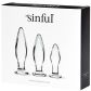 Sinful BumBum Analplug-Set aus Glas