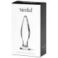 Sinful BumBum Analplug aus Glas Groß