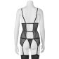NORTIE Thora Bodystocking-Set mit Strapsen und Spitze