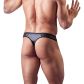 Svenjoyment Neopren String-Tanga mit Strasssteinen