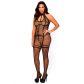 Leg Avenue Netz und Neckholder Catsuit Plus Size