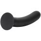 Sinful Slender Black Silikondildo Groß mit Saugnapf