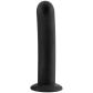 Sinful Slender Black Silikondildo Groß mit Saugnapf