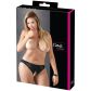 Cottelli Crotchless Slip mit Spitze Plus Size Schwarz