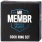 MR.MEMBR 3 Teiliges Penisring-Set