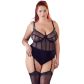 Cottelli Transparenter Bodystocking Plus Size