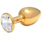 Rosebuds Gold Swarovski Kristall Analplug Medium