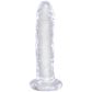 King Cock Durchsichtiger Dildo 17,6 cm mit Saugnapf