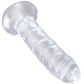King Cock Durchsichtiger Dildo 17,6 cm mit Saugnapf