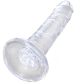 King Cock Durchsichtiger Dildo 17,6 cm mit Saugnapf