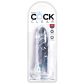 King Cock Durchsichtiger Dildo 17,6 cm mit Saugnapf