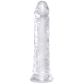 King Cock Durchsichtiger Dildo 22,5 cm mit Saugnapf