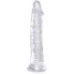 King Cock Durchsichtiger Dildo 22,5 cm mit Saugnapf