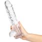Willie City Classic Realistischer Transparenter Dildo 24,5 cm mit Saugnapf