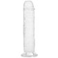 Willie City Realistischer Transparenter Dildo mit Saugnapf 18 cm