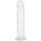 Willie City Realistischer Transparenter Dildo mit Saugnapf 18 cm