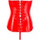 Black Level Lackkorsage und G-String Rot
