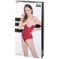 Black Level Lackkorsage und G-String Rot