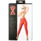 Late X Latex Leggings Rot