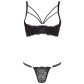 Cottelli Halbschalen-BH-Set mit Schwarzer Spitze