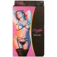 Magic Silk Riemchen-Strapsen-Set in Übergröße