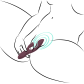 Amaysin Curvy Wiederaufladbarer Rabbit-Vibrator